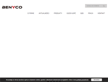 Tablet Screenshot of benyco.com